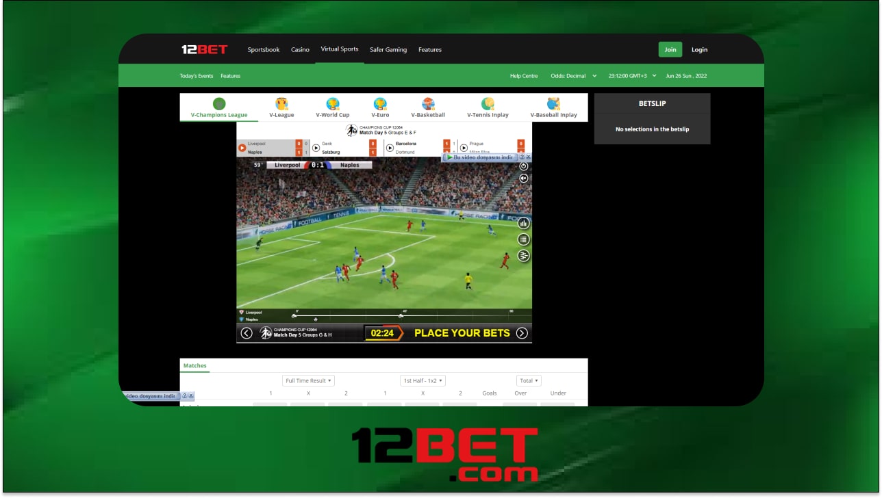 12Bet Online Sports Betting