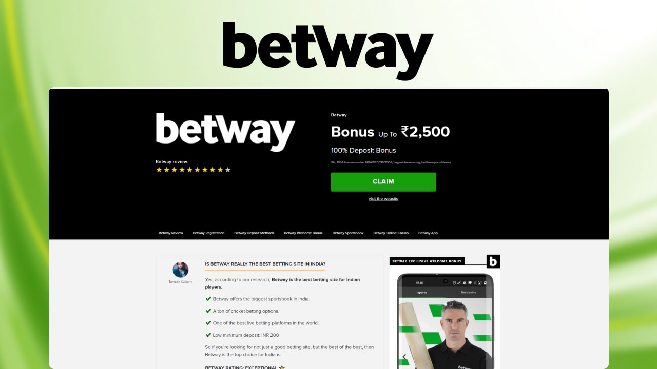 betway sports betting bonuses