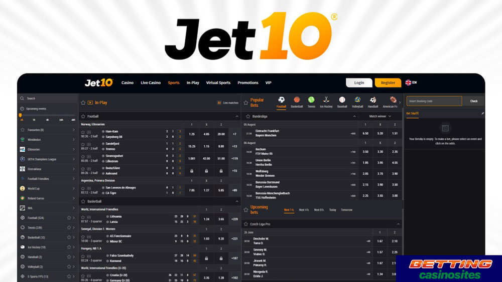 jet10 live sports betting