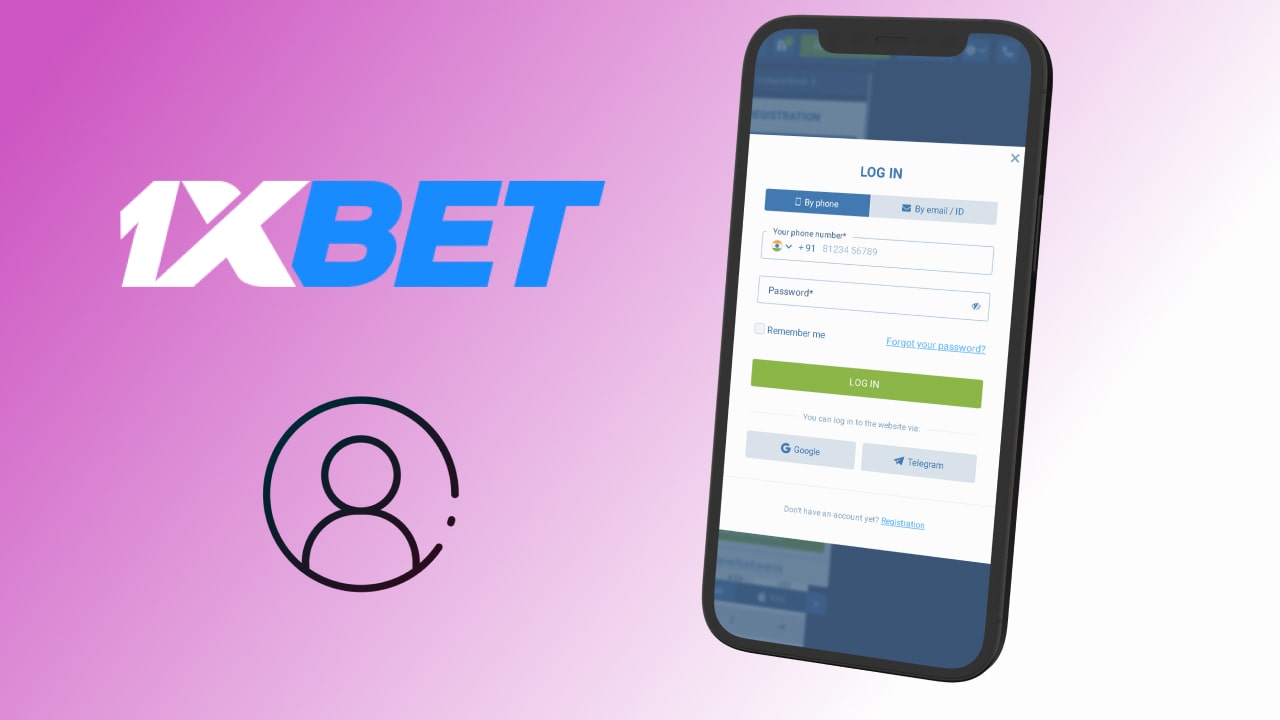 1xbet login on mobile