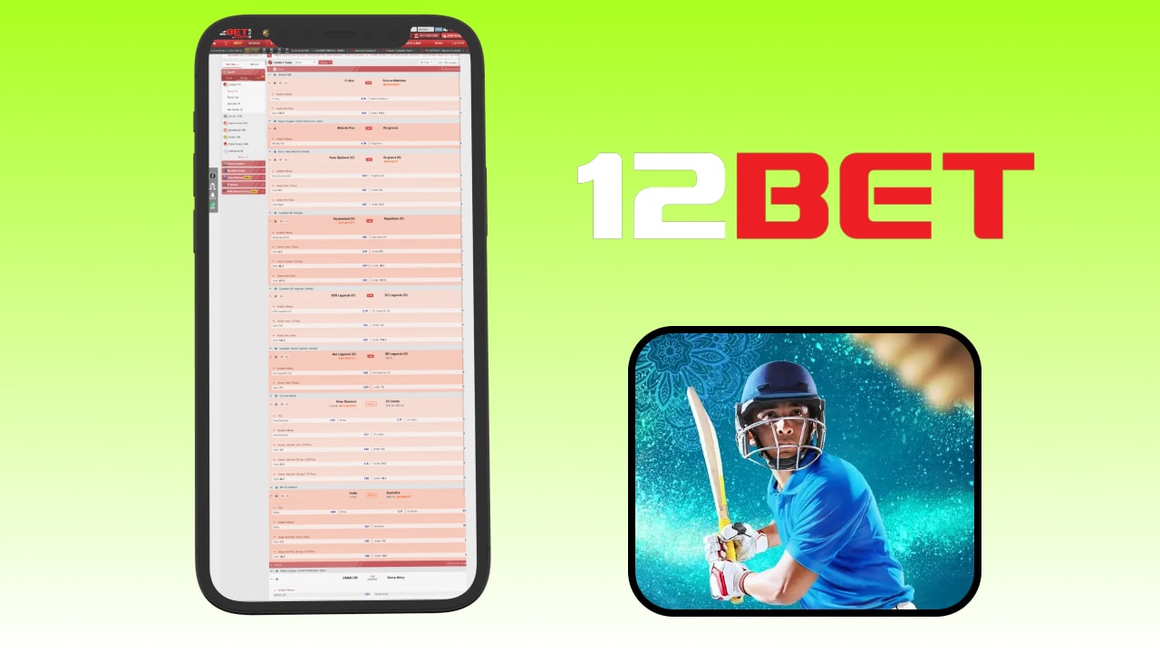 12bet app cricket betting