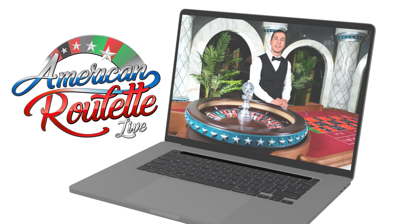 American roulette live dealer at online casino studio
