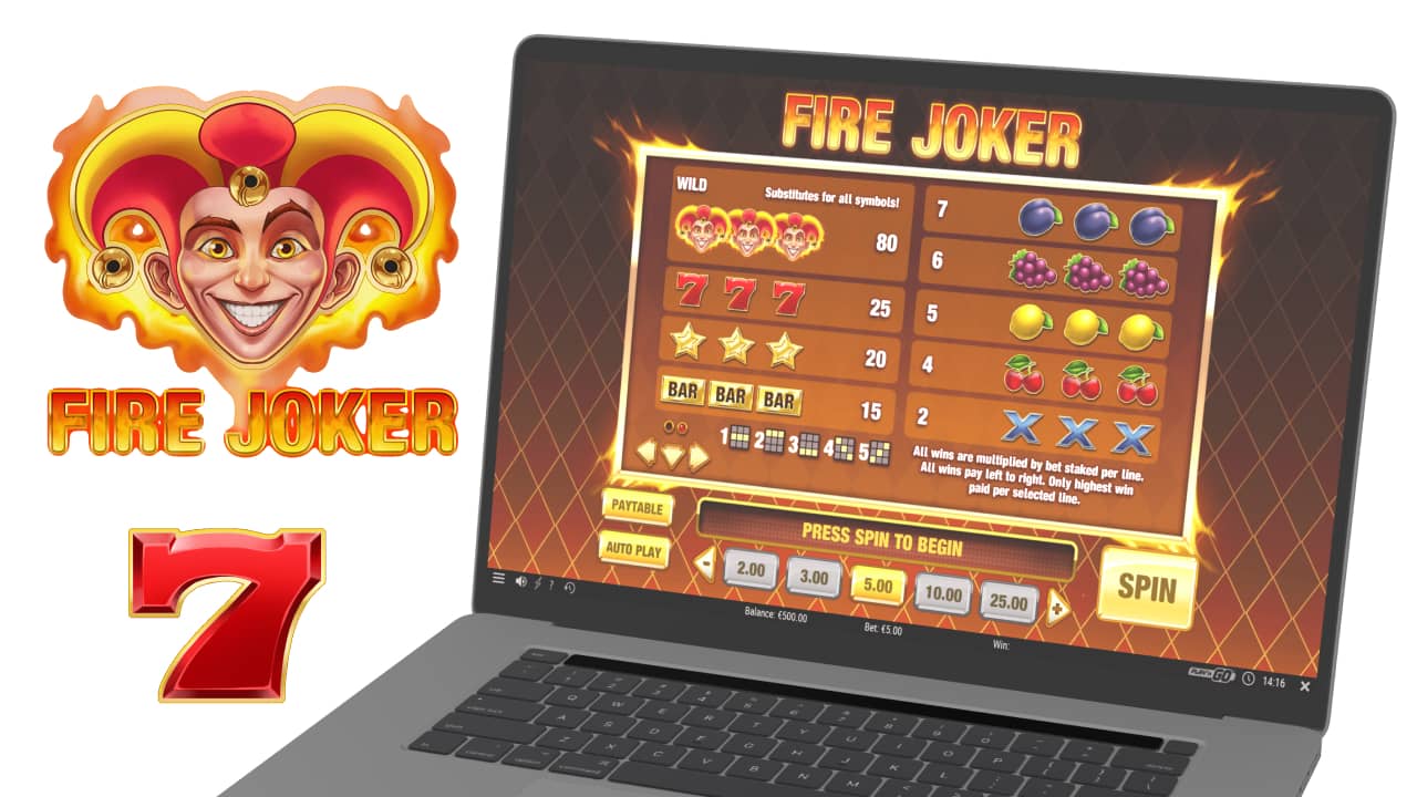 Fire Joker slot game symbols