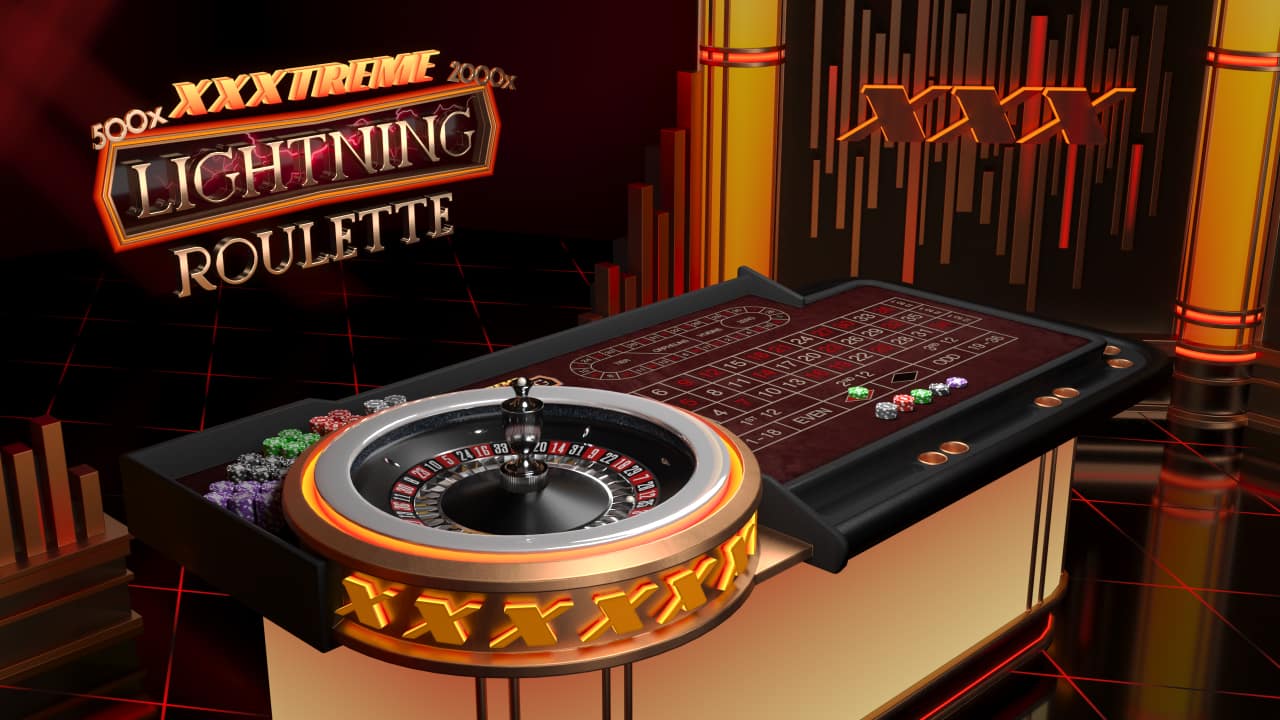 Lightning roulette live casino studio