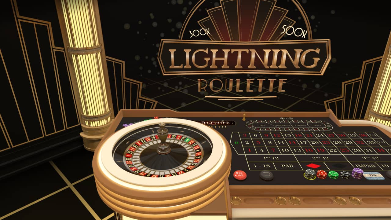 Lightning roulette table